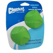 Chuckit Erratic Balls - Medium (2 pack) - Natural Pet Foods