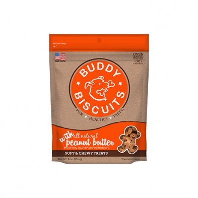 Cloud Star Buddy Biscuits Soft Chewy- Peanut Butter Natural