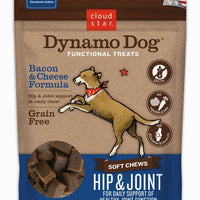 Cloud Star Dynamo Dog - Soft Chews - Hip & Joint - Bacon & Cheese 14oz - Natural Pet Foods