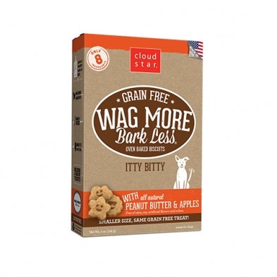 Cloud Star Grain Free Itty Peanut Butter & Apple 7 oz - Natural Pet Foods