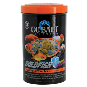 Cobalt Aquatics Goldfish Flakes Premium Fish Food - 5 oz