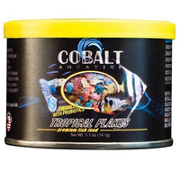 Cobalt Aquatics Tropical Flakes Premium Fish Food - 0.5 oz - Natural Pet Foods