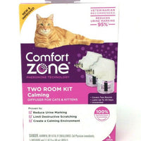 Comfort Zone Two Room Kit Calming Diffuser For Cats - Natural Pet Foods
