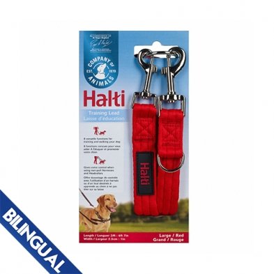 Company of Animals Halti Training Lead Large - Red - Natural Pet Foods