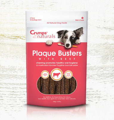 Crump's Natural Plaque Buster - Beef 8 piece - Natural Pet Foods