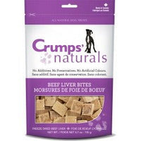 Crump's Naturals Beef Liver Bites Dog Treat - Natural Pet Foods