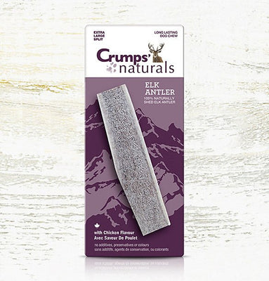 Crumps’ naturals Elk Antler Chicken Flavoured Medium Split - Natural Pet Foods
