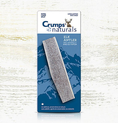 Crumps’ naturals Elk Antler XLarge Split - Natural Pet Foods