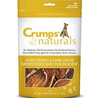 Crump's Naturals Sweet Potato & Liver Chews Dog Treat 160 gr - Natural Pet Foods