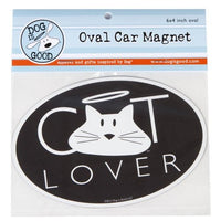 Dog Is Good-Oval Car Magnet- Cat Lover SALE - Natural Pet Foods