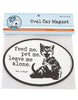 Dog Is Good- Oval Car Magnet - Feed Me SALE - Natural Pet Foods