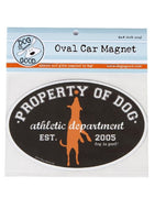 Dog Is Good-Oval Car Magnet-Property of Dog SALE - Natural Pet Foods