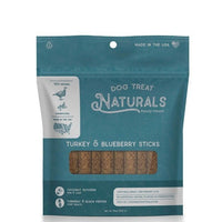 Dog Treat Naturals Turkey Blueberry Sticks - 10oz - Natural Pet Foods
