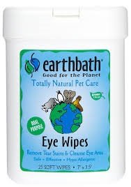 Earthbath - Eye Wipes - Natural Pet Foods