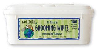 Earthbath - Grooming Wipes with Awapuhi, Green Tea Scent - Natural Pet Foods