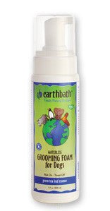 Earthbath - Waterless Grooming Foam for Dogs & Puppies Green Tea Leaf Essence - Natural Pet Foods
