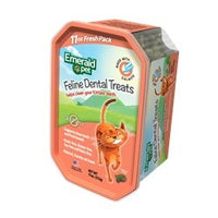 Emerald Pet Feline Dental Treats Salmon tub 11 oz - Natural Pet Foods