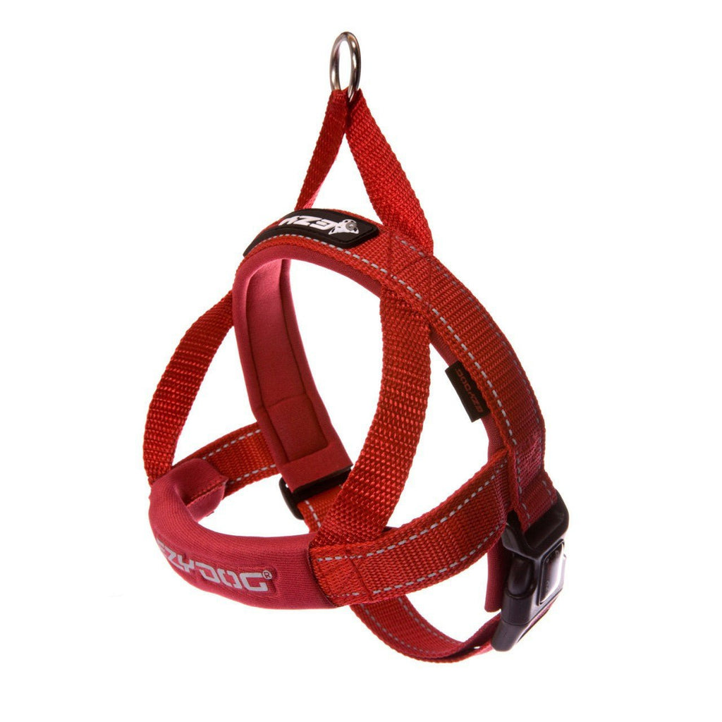 EzyDog Quick Fit Harness for Dogs - Red - Natural Pet Foods