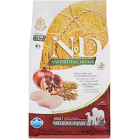Farmina - Ancestral Grain Adult Medium / Maxi Chicken & Pomegranate 12KG (26.5lbs) - Natural Pet Foods