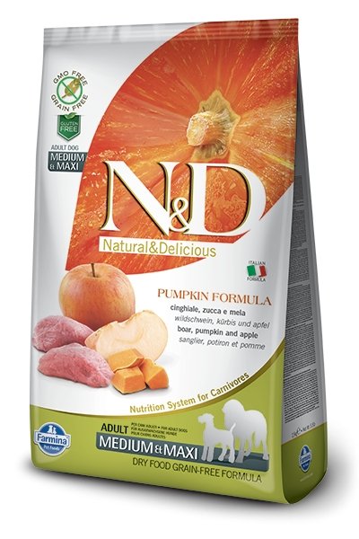 Farmina Boar, Apple & Pumpkin Dry Dog Foods - Natural Pet Foods