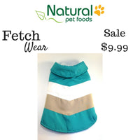 Fetch Wear Teal Jacket SALE - Natural Pet Foods