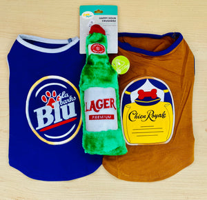 Fetchwear Summer T Shirt - La barks Blu SALE - Natural Pet Foods