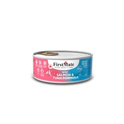FirstMate Grain Free 50-50 Blend Salmon-Tuna Blend Cat Can 24/156g (SOLD BY THE CASE ONLY) - Natural Pet Foods