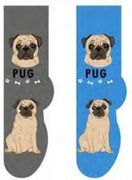 Foozys Crew Socks - Pug SALE - Natural Pet Foods