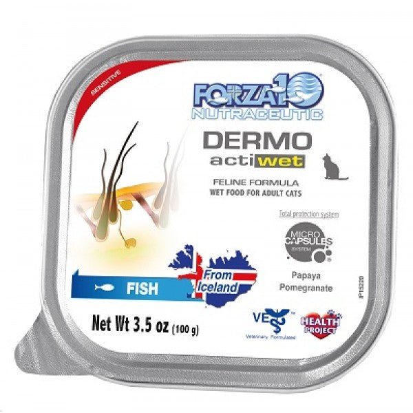 Forza 10 - Dermo ActiWet - Cat Cans 3.5oz - Natural Pet Foods