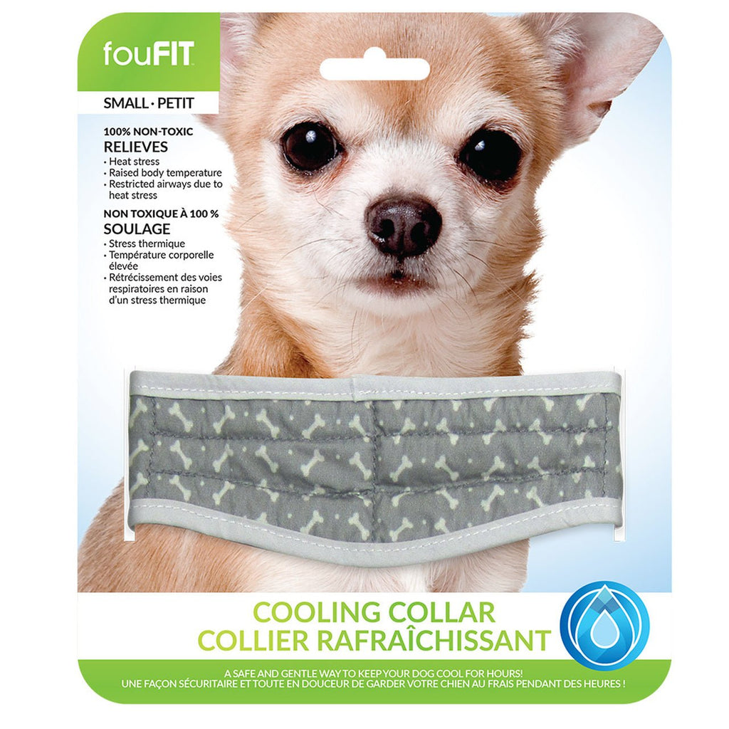 Fou Fit - Cooling Collar - Gray - Natural Pet Foods