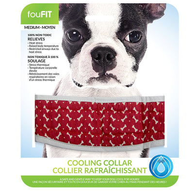 Fou Fit - Cooling Collars - Red - Natural Pet Foods