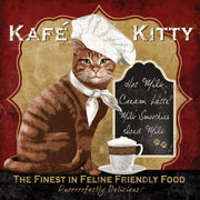 Framed Wall Art - Kafe Kitty - Natural Pet Foods