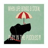 Framed Wall Art - Play in the Puddles - Natural Pet Foods