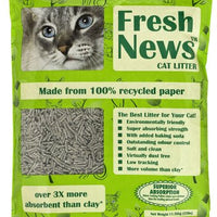 Fresh News Premium Paper Cat Litter - Natural Pet Foods