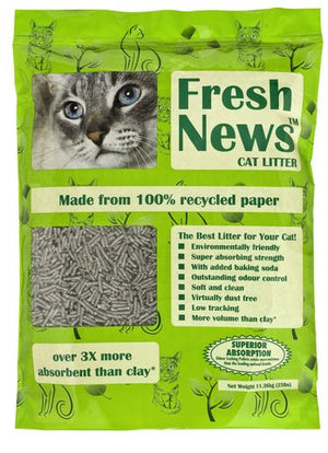 Fresh News Premium Paper Cat Litter - Natural Pet Foods