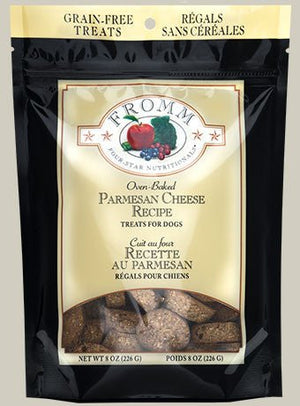 Fromm - Four Star Grain-Free Dog Treats - Parmesan Cheese Recipe 8oz - Natural Pet Foods