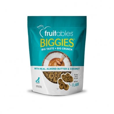 Fruitable Biggies Big Taste + Crunch With Real Almond Butter And Coconut 16 oz - Natural Pet Foods