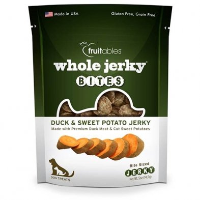 Fruitables Whole Jerky - Grilled Duck & Sweet Potato 5 oz - Natural Pet Foods
