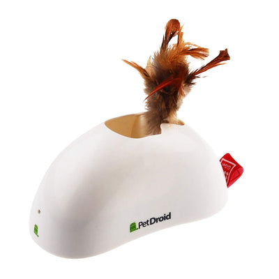 Gigwi Pet Droid - Feather Hider with Motion Sensor and Sound Module - Natural Pet Foods