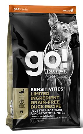 Go! Sensitivities LID Grain Free Duck Dry Dog Foods - Natural Pet Foods