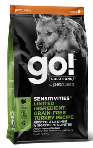 Go Sensitivities Lid Grain Free Turkey Dry Dog Foods - Natural Pet Foods