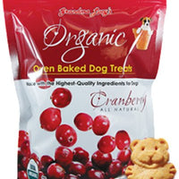 Grandma Lucy's - Organic Oven Baked Treats - Cranberry - Natural Pet Foods