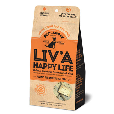 Granville Island Pet Treatery Liv’A Happy Life Wheat Free Dog Treats - Natural Pet Foods