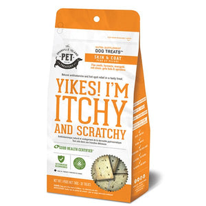 Granville Island Pet Treatery Skin & Coat - Yikes! I’m Itchy and Scratchy Dog Biscuits 240 g - Natural Pet Foods