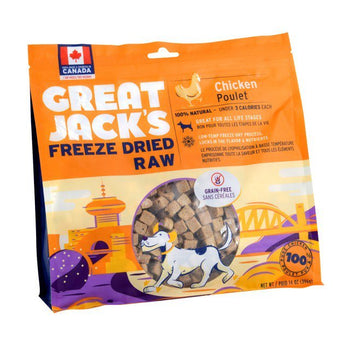 Great Jacks Freeze Dried Raw Treats Chicken