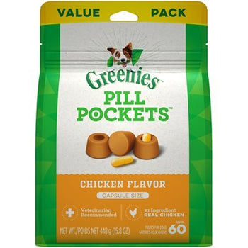 Greenies Pill Pockets Dog Chicken Capsule