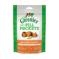 Greenies - Pill Pockets Chicken Flavor for Cats - Natural Pet Foods