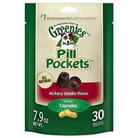 Greenies Pill Pockets for Capsule - Hickory Smoke for Dogs - Natural Pet Foods