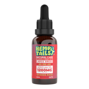 Hemp 4 Tails Large Breed (60-100lbs) – 1200mg – 30ml SALE