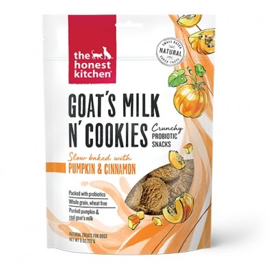 Honest Kitchen Goat's Milk N Cookies With Pumpkin & Cinnamon 8 oz - Natural Pet Foods